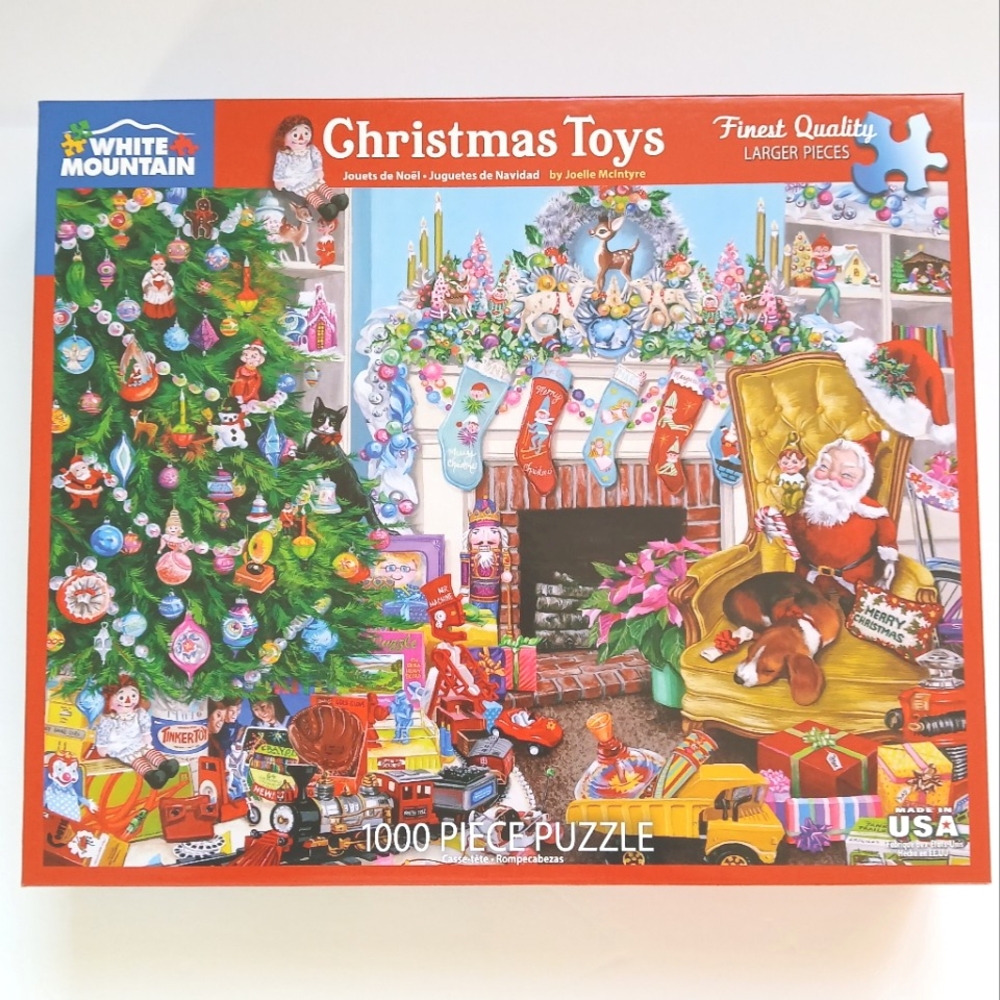 Christmas Toys 1000-piece puzzle by White Mountain